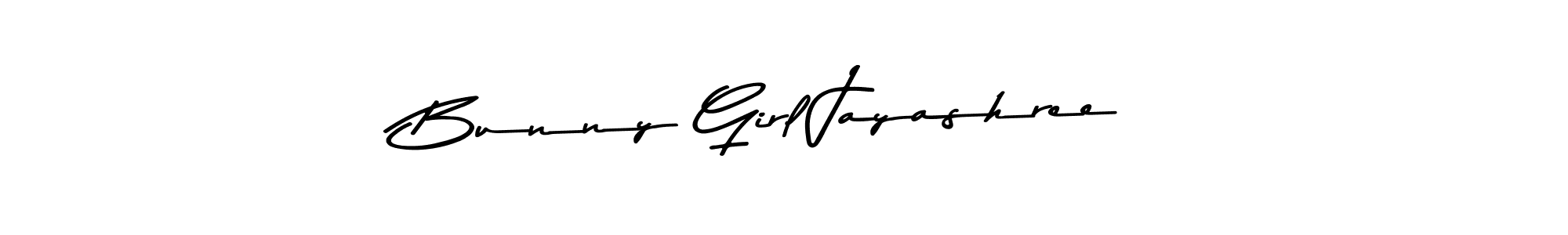 Create a beautiful signature design for name Bunny Girl Jayashree. With this signature (Asem Kandis PERSONAL USE) fonts, you can make a handwritten signature for free. Bunny Girl Jayashree signature style 9 images and pictures png