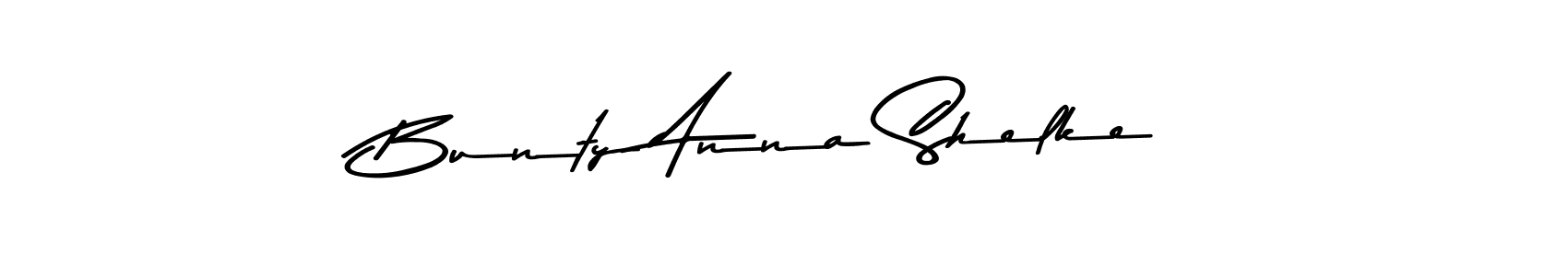 Bunty Anna Shelke stylish signature style. Best Handwritten Sign (Asem Kandis PERSONAL USE) for my name. Handwritten Signature Collection Ideas for my name Bunty Anna Shelke. Bunty Anna Shelke signature style 9 images and pictures png