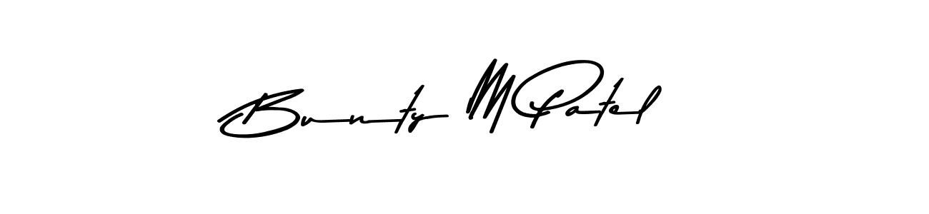 You should practise on your own different ways (Asem Kandis PERSONAL USE) to write your name (Bunty M Patel) in signature. don't let someone else do it for you. Bunty M Patel signature style 9 images and pictures png
