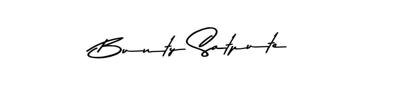 It looks lik you need a new signature style for name Bunty Satpute. Design unique handwritten (Asem Kandis PERSONAL USE) signature with our free signature maker in just a few clicks. Bunty Satpute signature style 9 images and pictures png