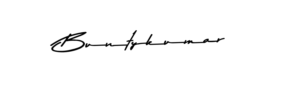Buntykumar stylish signature style. Best Handwritten Sign (Asem Kandis PERSONAL USE) for my name. Handwritten Signature Collection Ideas for my name Buntykumar. Buntykumar signature style 9 images and pictures png