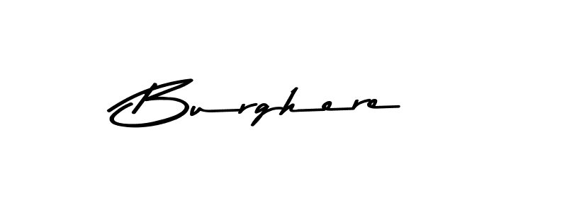 Use a signature maker to create a handwritten signature online. With this signature software, you can design (Asem Kandis PERSONAL USE) your own signature for name Burghere. Burghere signature style 9 images and pictures png