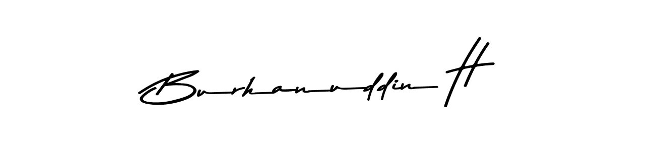 Here are the top 10 professional signature styles for the name Burhanuddin H. These are the best autograph styles you can use for your name. Burhanuddin H signature style 9 images and pictures png