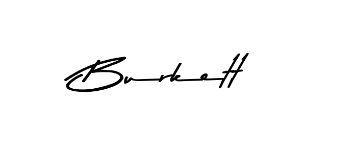 Also we have Burkett name is the best signature style. Create professional handwritten signature collection using Asem Kandis PERSONAL USE autograph style. Burkett signature style 9 images and pictures png