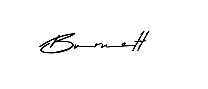How to make Burnett signature? Asem Kandis PERSONAL USE is a professional autograph style. Create handwritten signature for Burnett name. Burnett signature style 9 images and pictures png