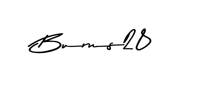 Burns28 stylish signature style. Best Handwritten Sign (Asem Kandis PERSONAL USE) for my name. Handwritten Signature Collection Ideas for my name Burns28. Burns28 signature style 9 images and pictures png