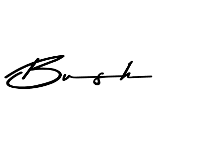 Create a beautiful signature design for name Bush. With this signature (Asem Kandis PERSONAL USE) fonts, you can make a handwritten signature for free. Bush signature style 9 images and pictures png