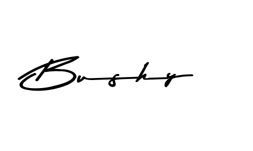 Similarly Asem Kandis PERSONAL USE is the best handwritten signature design. Signature creator online .You can use it as an online autograph creator for name Bushy. Bushy signature style 9 images and pictures png