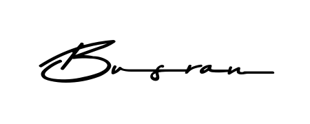 Explore multiple handwriting variations for Busran including this stunning Asem Kandis PERSONAL USE design. Free to use across all platforms. Busran signature style 9 images and pictures png