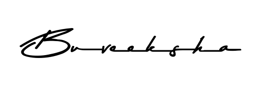 Buveeksha stylish signature style. Best Handwritten Sign (Asem Kandis PERSONAL USE) for my name. Handwritten Signature Collection Ideas for my name Buveeksha. Buveeksha signature style 9 images and pictures png