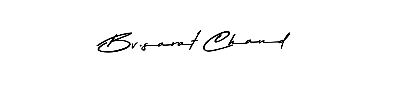 Design your own signature with our free online signature maker. With this signature software, you can create a handwritten (Asem Kandis PERSONAL USE) signature for name Bv.sarat Chand. Bv.sarat Chand signature style 9 images and pictures png