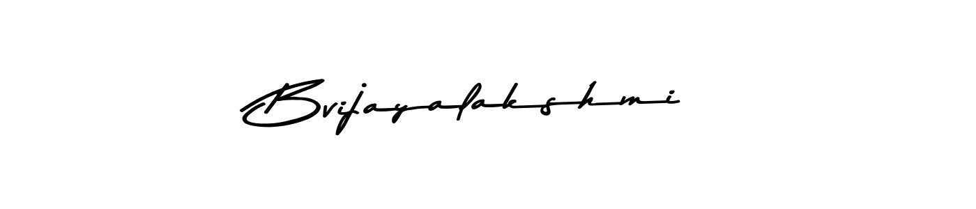 Design your own signature with our free online signature maker. With this signature software, you can create a handwritten (Asem Kandis PERSONAL USE) signature for name Bvijayalakshmi. Bvijayalakshmi signature style 9 images and pictures png