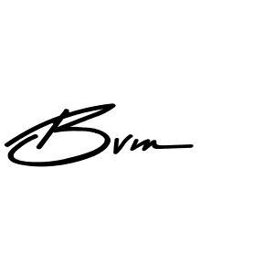 You should practise on your own different ways (Asem Kandis PERSONAL USE) to write your name (Bvm) in signature. don't let someone else do it for you. Bvm signature style 9 images and pictures png