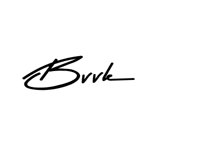 Make a beautiful signature design for name Bvvk. With this signature (Asem Kandis PERSONAL USE) style, you can create a handwritten signature for free. Bvvk signature style 9 images and pictures png