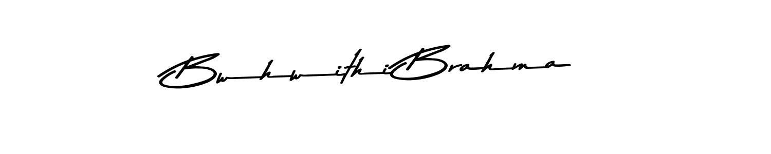 The best way (Asem Kandis PERSONAL USE) to make a short signature is to pick only two or three words in your name. The name Bwhwithi Brahma include a total of six letters. For converting this name. Bwhwithi Brahma signature style 9 images and pictures png