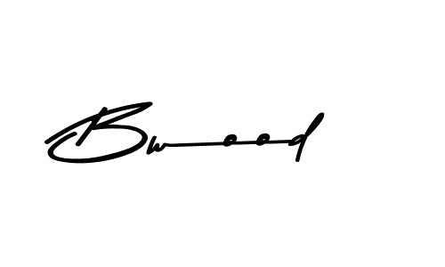 How to make Bwood signature? Asem Kandis PERSONAL USE is a professional autograph style. Create handwritten signature for Bwood name. Bwood signature style 9 images and pictures png