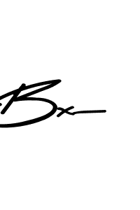 Create a beautiful signature design for name Bx. With this signature (Asem Kandis PERSONAL USE) fonts, you can make a handwritten signature for free. Bx signature style 9 images and pictures png