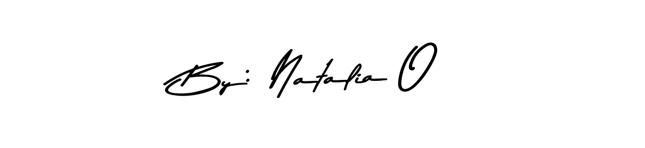 You should practise on your own different ways (Asem Kandis PERSONAL USE) to write your name (By: Natalia O) in signature. don't let someone else do it for you. By: Natalia O signature style 9 images and pictures png