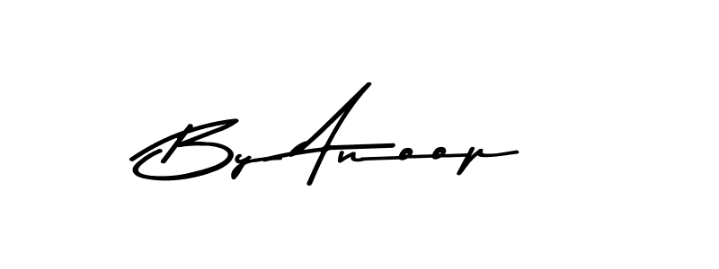 The best way (Asem Kandis PERSONAL USE) to make a short signature is to pick only two or three words in your name. The name By Anoop include a total of six letters. For converting this name. By Anoop signature style 9 images and pictures png