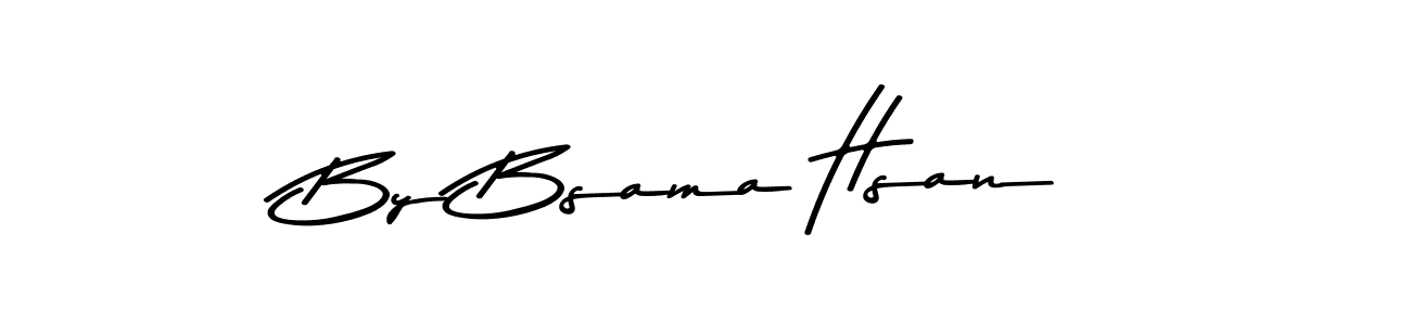 The best way (Asem Kandis PERSONAL USE) to make a short signature is to pick only two or three words in your name. The name By Bsama Hsan include a total of six letters. For converting this name. By Bsama Hsan signature style 9 images and pictures png