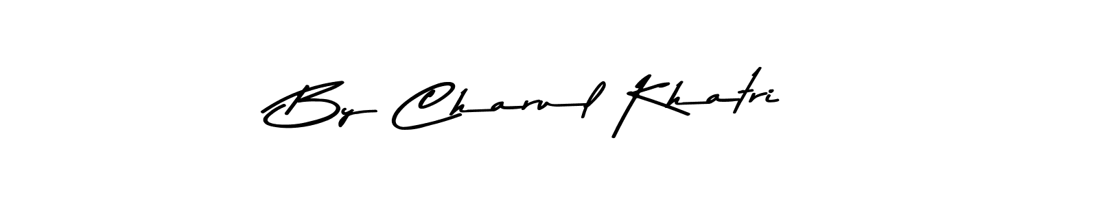 You should practise on your own different ways (Asem Kandis PERSONAL USE) to write your name (By Charul Khatri) in signature. don't let someone else do it for you. By Charul Khatri signature style 9 images and pictures png