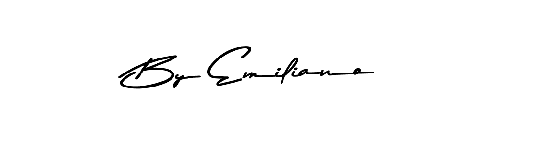This is the best signature style for the By Emiliano name. Also you like these signature font (Asem Kandis PERSONAL USE). Mix name signature. By Emiliano signature style 9 images and pictures png