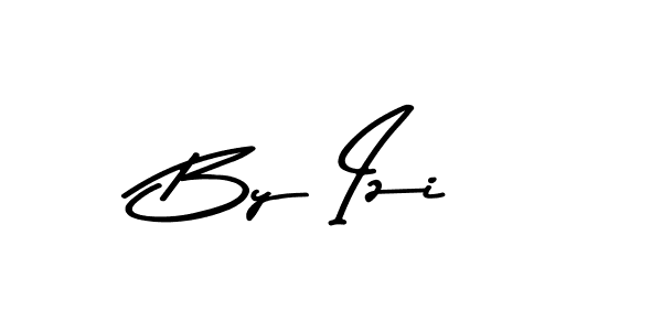 Make a beautiful signature design for name By Izi. With this signature (Asem Kandis PERSONAL USE) style, you can create a handwritten signature for free. By Izi signature style 9 images and pictures png