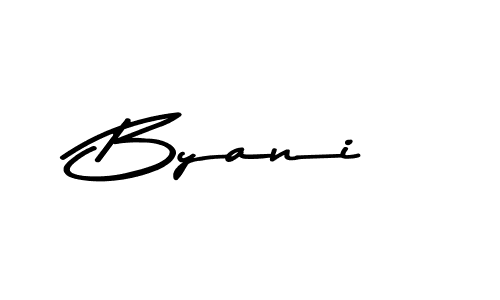 Also we have Byani name is the best signature style. Create professional handwritten signature collection using Asem Kandis PERSONAL USE autograph style. Byani signature style 9 images and pictures png