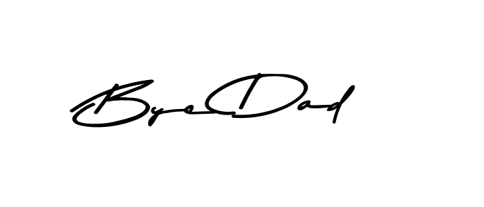 This is the best signature style for the Bye Dad name. Also you like these signature font (Asem Kandis PERSONAL USE). Mix name signature. Bye Dad signature style 9 images and pictures png