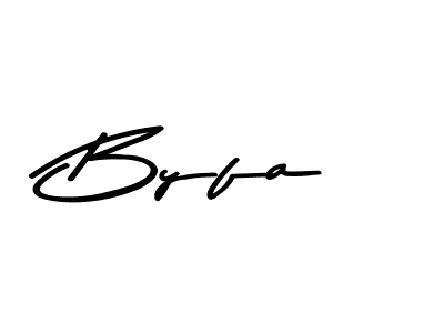 Here are the top 10 professional signature styles for the name Byfa. These are the best autograph styles you can use for your name. Byfa signature style 9 images and pictures png