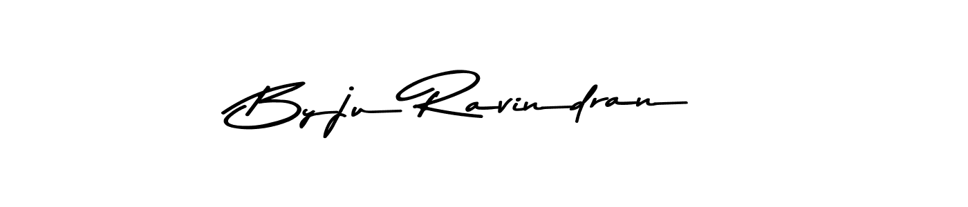 How to make Byju Ravindran name signature. Use Asem Kandis PERSONAL USE style for creating short signs online. This is the latest handwritten sign. Byju Ravindran signature style 9 images and pictures png