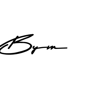 The best way (Asem Kandis PERSONAL USE) to make a short signature is to pick only two or three words in your name. The name Bym include a total of six letters. For converting this name. Bym signature style 9 images and pictures png