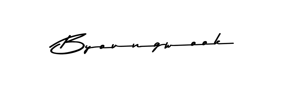 Make a beautiful signature design for name Byoungwook. Use this online signature maker to create a handwritten signature for free. Byoungwook signature style 9 images and pictures png