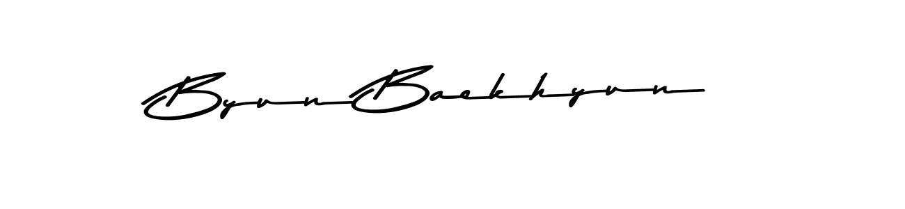 Make a beautiful signature design for name Byun Baekhyun. Use this online signature maker to create a handwritten signature for free. Byun Baekhyun signature style 9 images and pictures png