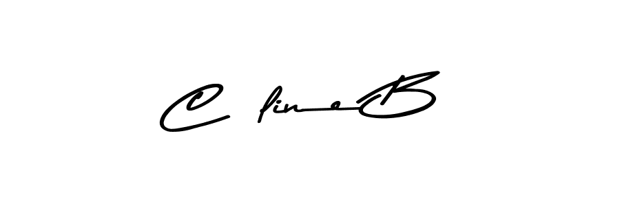 You should practise on your own different ways (Asem Kandis PERSONAL USE) to write your name (Céline B) in signature. don't let someone else do it for you. Céline B signature style 9 images and pictures png