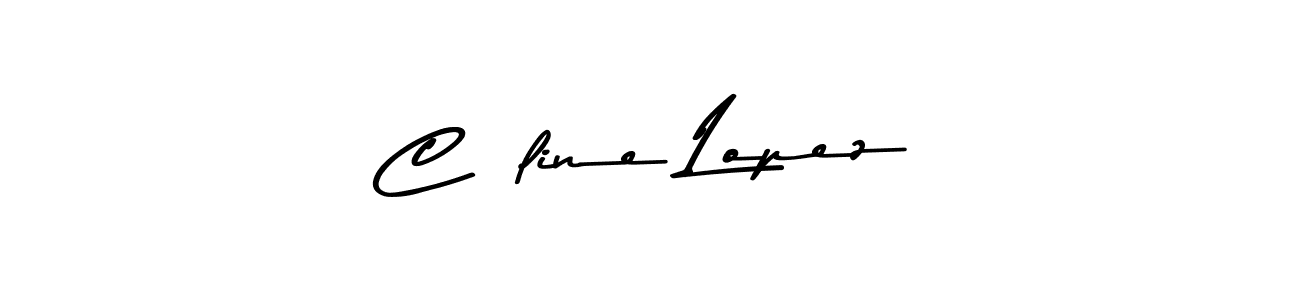 Use a signature maker to create a handwritten signature online. With this signature software, you can design (Asem Kandis PERSONAL USE) your own signature for name Céline Lopez. Céline Lopez signature style 9 images and pictures png