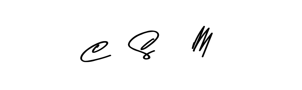 Design your own signature with our free online signature maker. With this signature software, you can create a handwritten (Asem Kandis PERSONAL USE) signature for name C   S    M. C   S    M signature style 9 images and pictures png