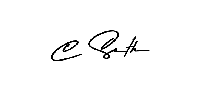 Asem Kandis PERSONAL USE is a professional signature style that is perfect for those who want to add a touch of class to their signature. It is also a great choice for those who want to make their signature more unique. Get C  Seth name to fancy signature for free. C  Seth signature style 9 images and pictures png