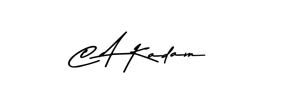 How to make C A Kadam signature? Asem Kandis PERSONAL USE is a professional autograph style. Create handwritten signature for C A Kadam name. C A Kadam signature style 9 images and pictures png