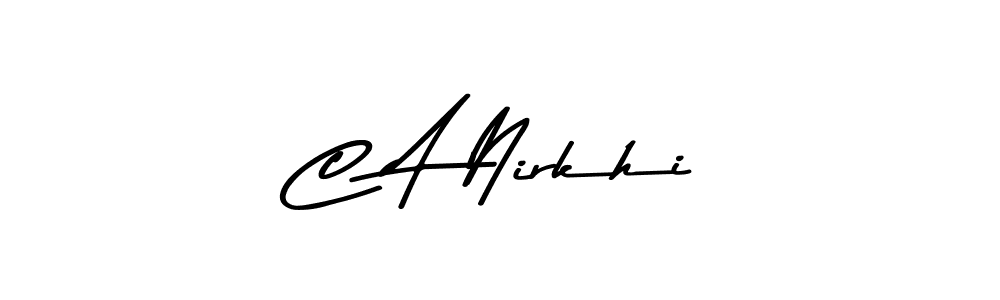 Make a beautiful signature design for name C A Nirkhi. Use this online signature maker to create a handwritten signature for free. C A Nirkhi signature style 9 images and pictures png