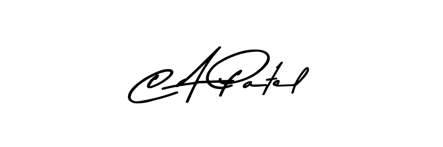 Create a beautiful signature design for name C A Patel. With this signature (Asem Kandis PERSONAL USE) fonts, you can make a handwritten signature for free. C A Patel signature style 9 images and pictures png