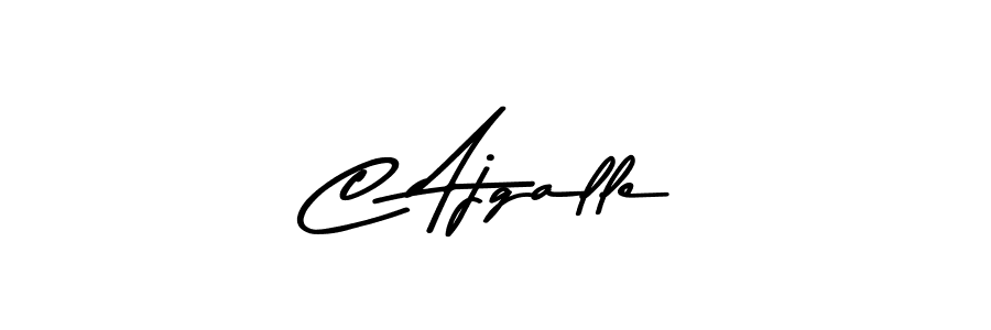 The best way (Asem Kandis PERSONAL USE) to make a short signature is to pick only two or three words in your name. The name C Ajgalle include a total of six letters. For converting this name. C Ajgalle signature style 9 images and pictures png