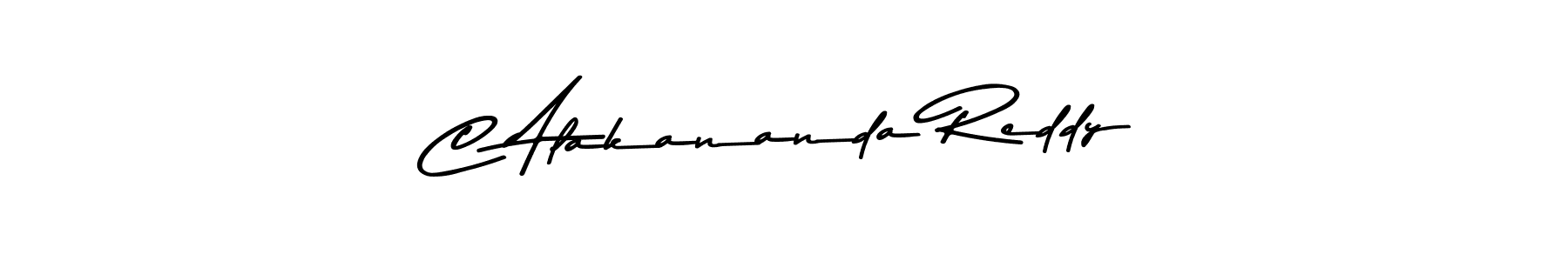 The best way (Asem Kandis PERSONAL USE) to make a short signature is to pick only two or three words in your name. The name C Alakananda Reddy include a total of six letters. For converting this name. C Alakananda Reddy signature style 9 images and pictures png