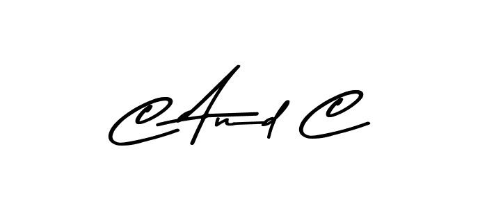 Similarly Asem Kandis PERSONAL USE is the best handwritten signature design. Signature creator online .You can use it as an online autograph creator for name C And C. C And C signature style 9 images and pictures png
