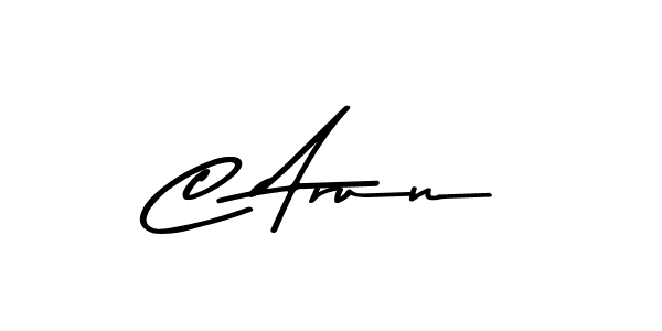 Use a signature maker to create a handwritten signature online. With this signature software, you can design (Asem Kandis PERSONAL USE) your own signature for name C Arun. C Arun signature style 9 images and pictures png