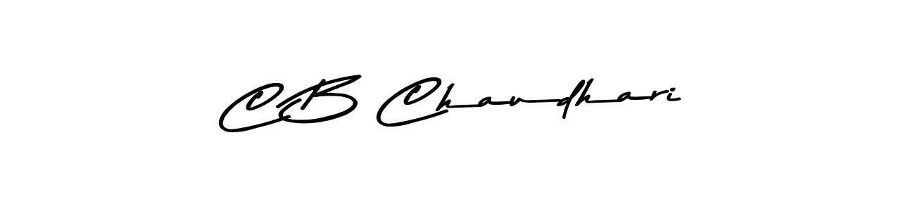 C B Chaudhari stylish signature style. Best Handwritten Sign (Asem Kandis PERSONAL USE) for my name. Handwritten Signature Collection Ideas for my name C B Chaudhari. C B Chaudhari signature style 9 images and pictures png