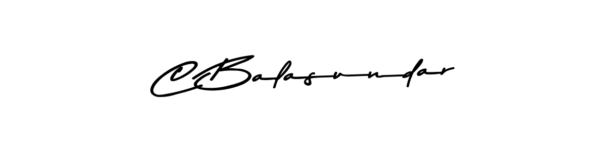 Make a beautiful signature design for name C Balasundar. With this signature (Asem Kandis PERSONAL USE) style, you can create a handwritten signature for free. C Balasundar signature style 9 images and pictures png