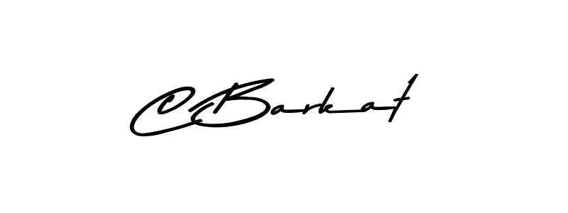 C Barkat stylish signature style. Best Handwritten Sign (Asem Kandis PERSONAL USE) for my name. Handwritten Signature Collection Ideas for my name C Barkat. C Barkat signature style 9 images and pictures png