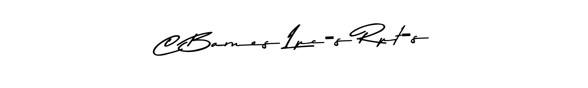 Asem Kandis PERSONAL USE is a professional signature style that is perfect for those who want to add a touch of class to their signature. It is also a great choice for those who want to make their signature more unique. Get C Barnes Lpc-s Rpt-s name to fancy signature for free. C Barnes Lpc-s Rpt-s signature style 9 images and pictures png