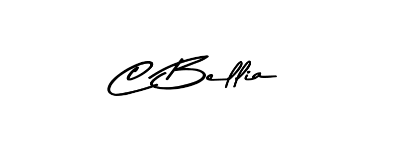 Create a beautiful signature design for name C Bellia. With this signature (Asem Kandis PERSONAL USE) fonts, you can make a handwritten signature for free. C Bellia signature style 9 images and pictures png